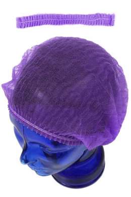 Медицинская шапочка Шарлотта, фиолетовая, 100 шт